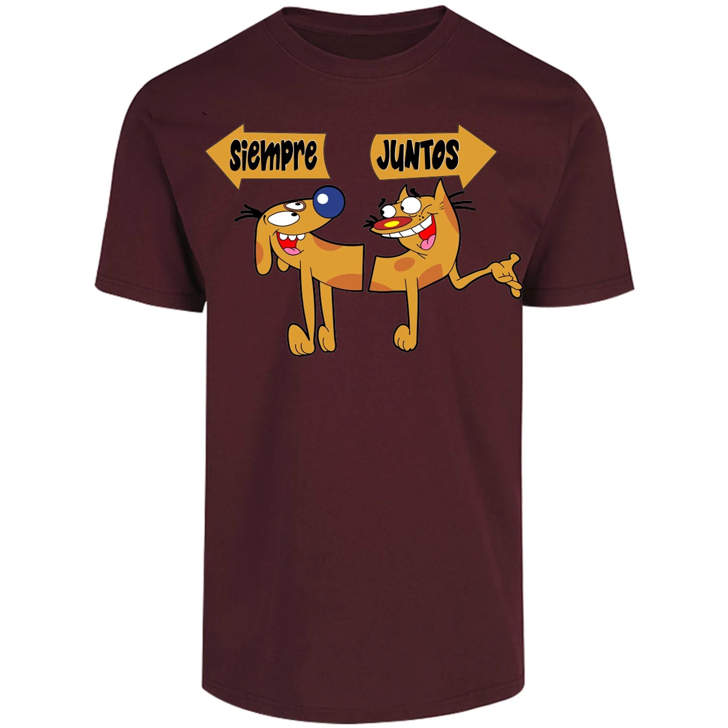 Playera San Valentin Catdog para Adulto 18