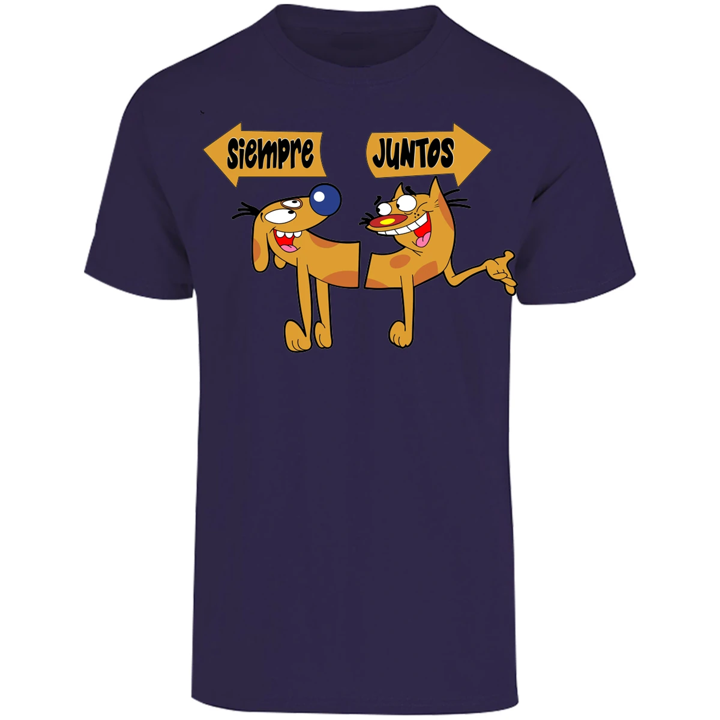 Playera San Valentin Catdog para Adulto 8