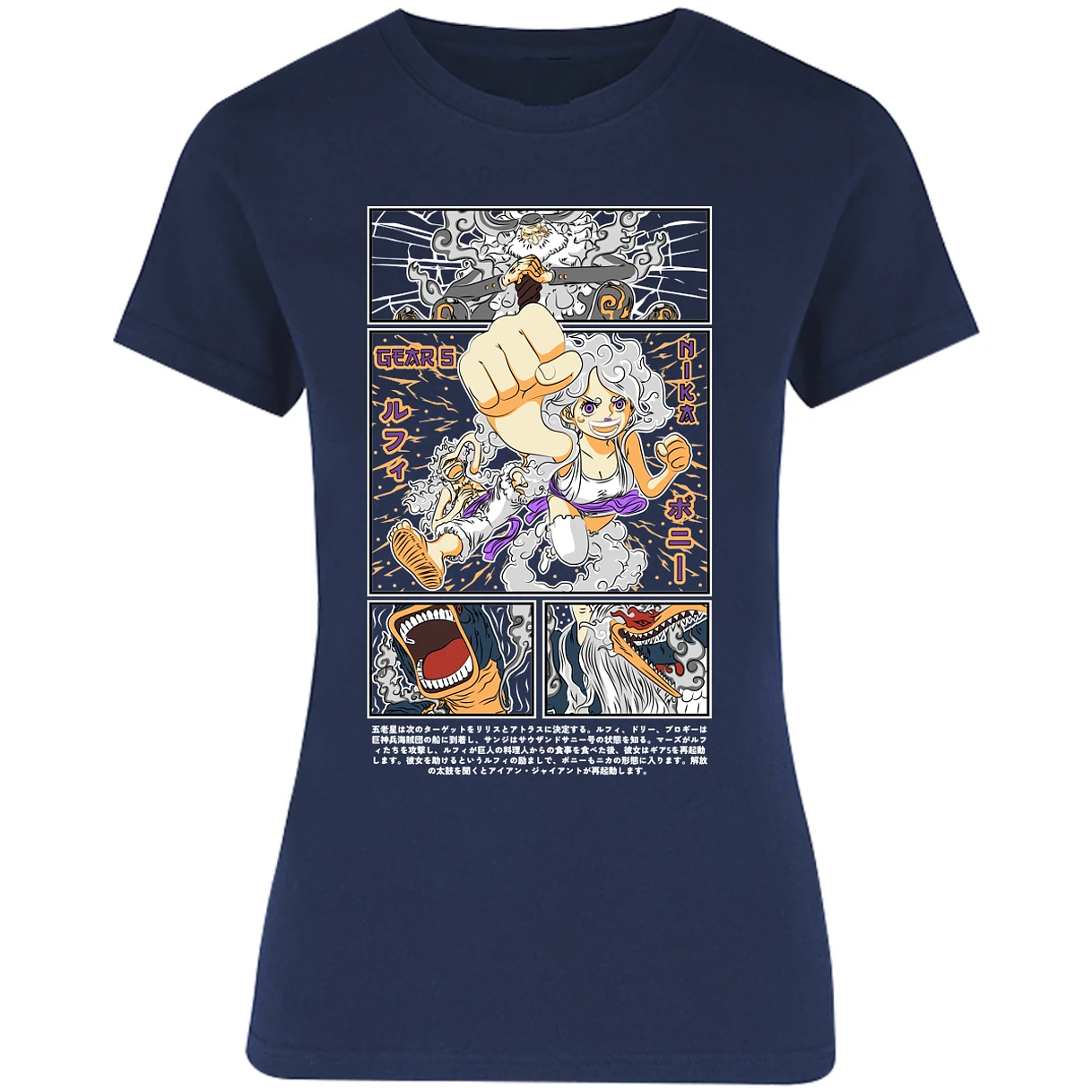 Blusa One Piece Luffy Y Booney Blusa para Mujer 9