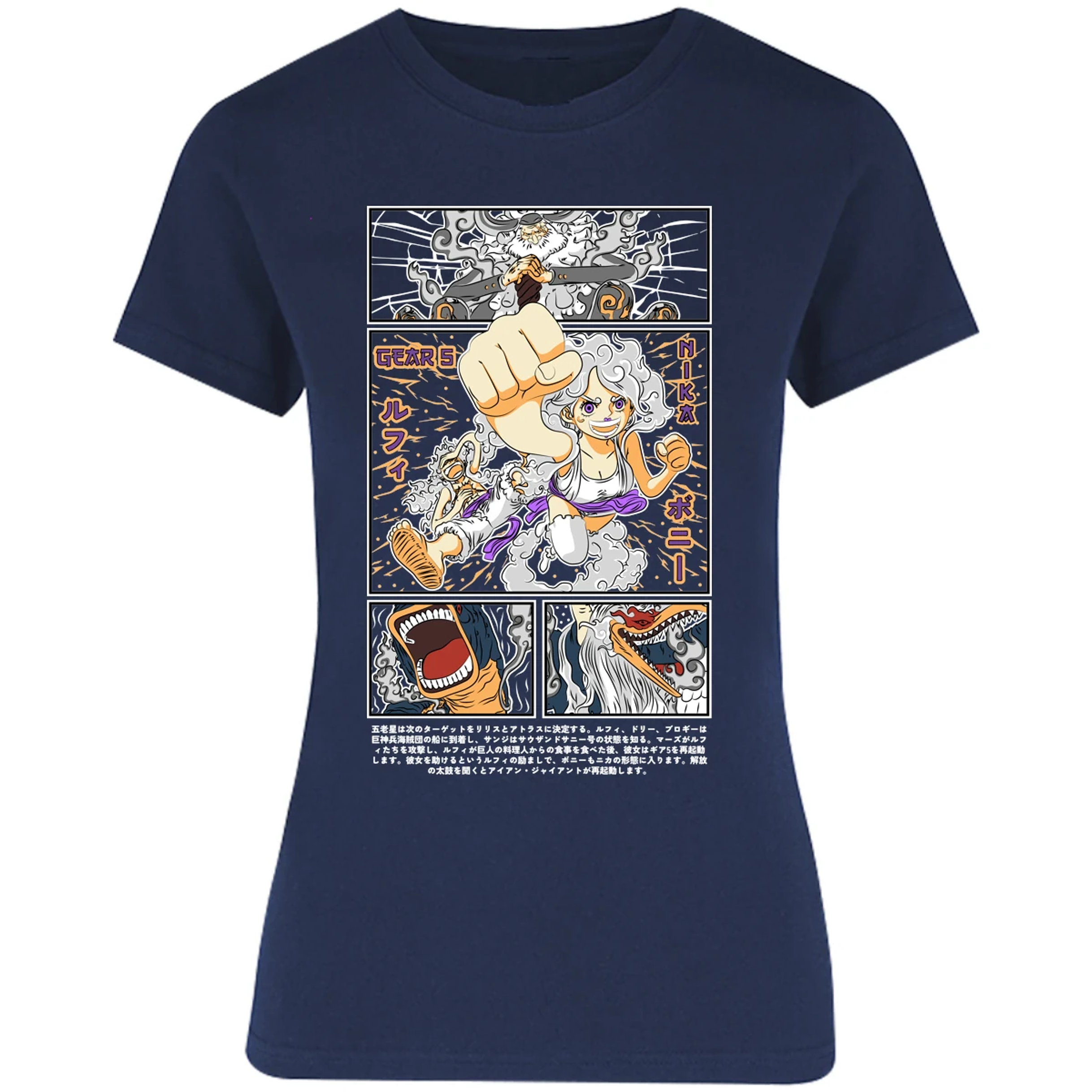 Blusa One Piece Luffy Y Booney Blusa para Mujer 9