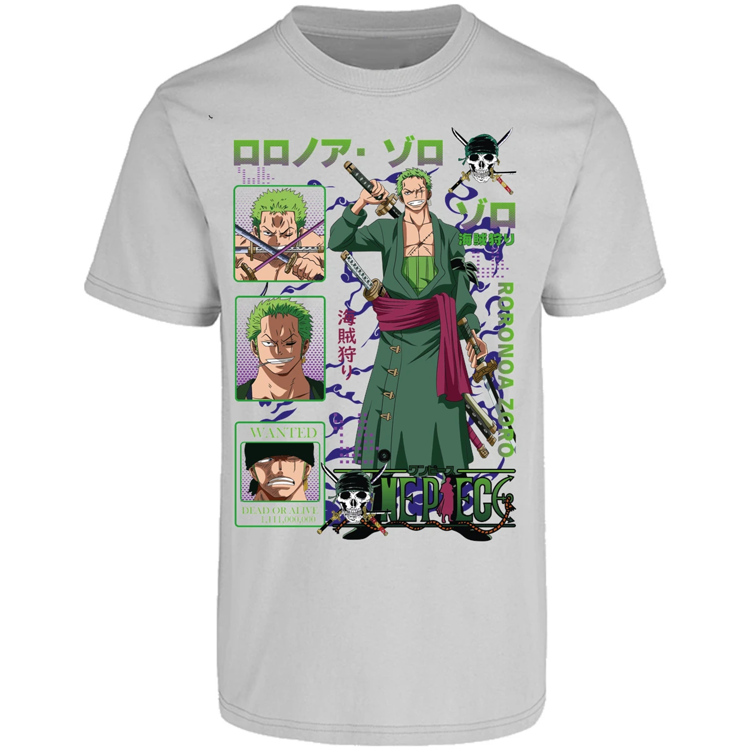 Playera One Piece Zoro One Piece para Adulto 9