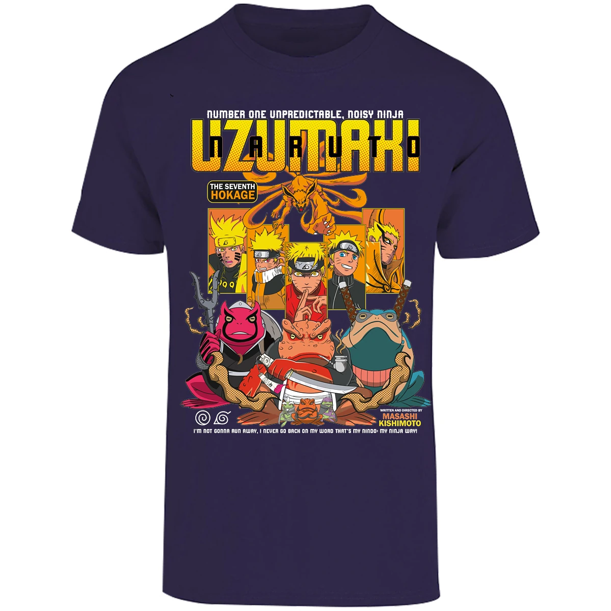 Playera Naruto Naruto Anime para Adulto 16