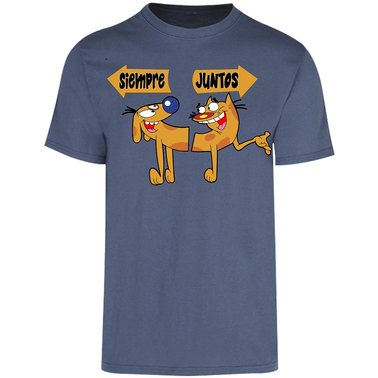 Playera San Valentin Catdog para Adulto 9