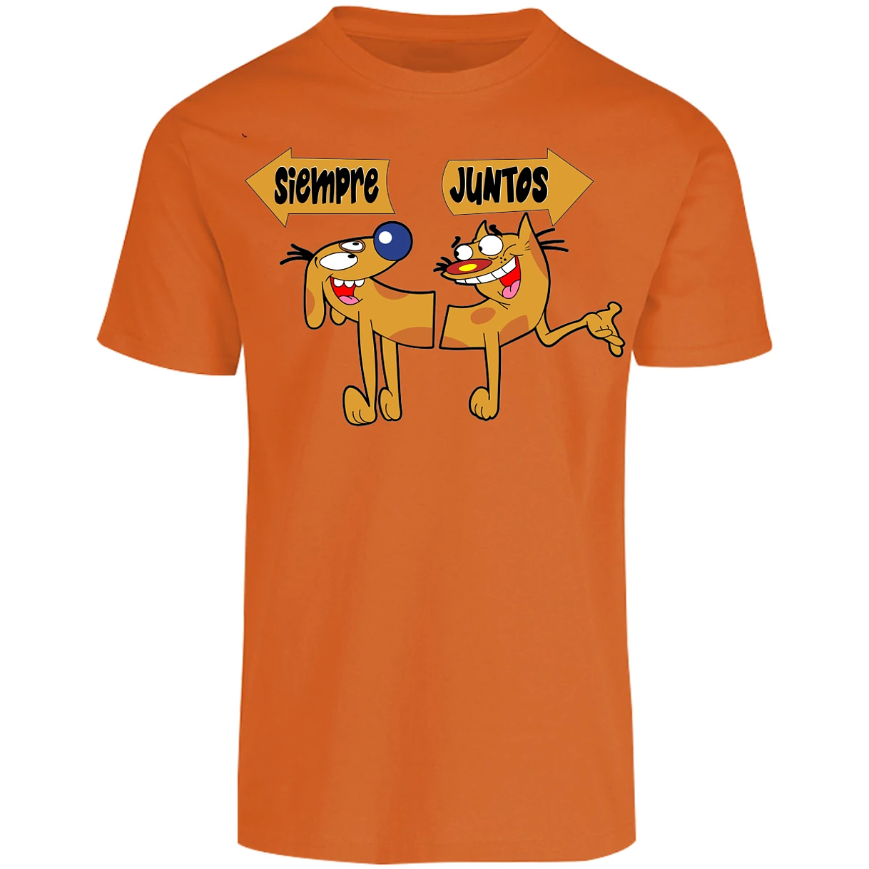 Playera San Valentin Catdog para Adulto 11