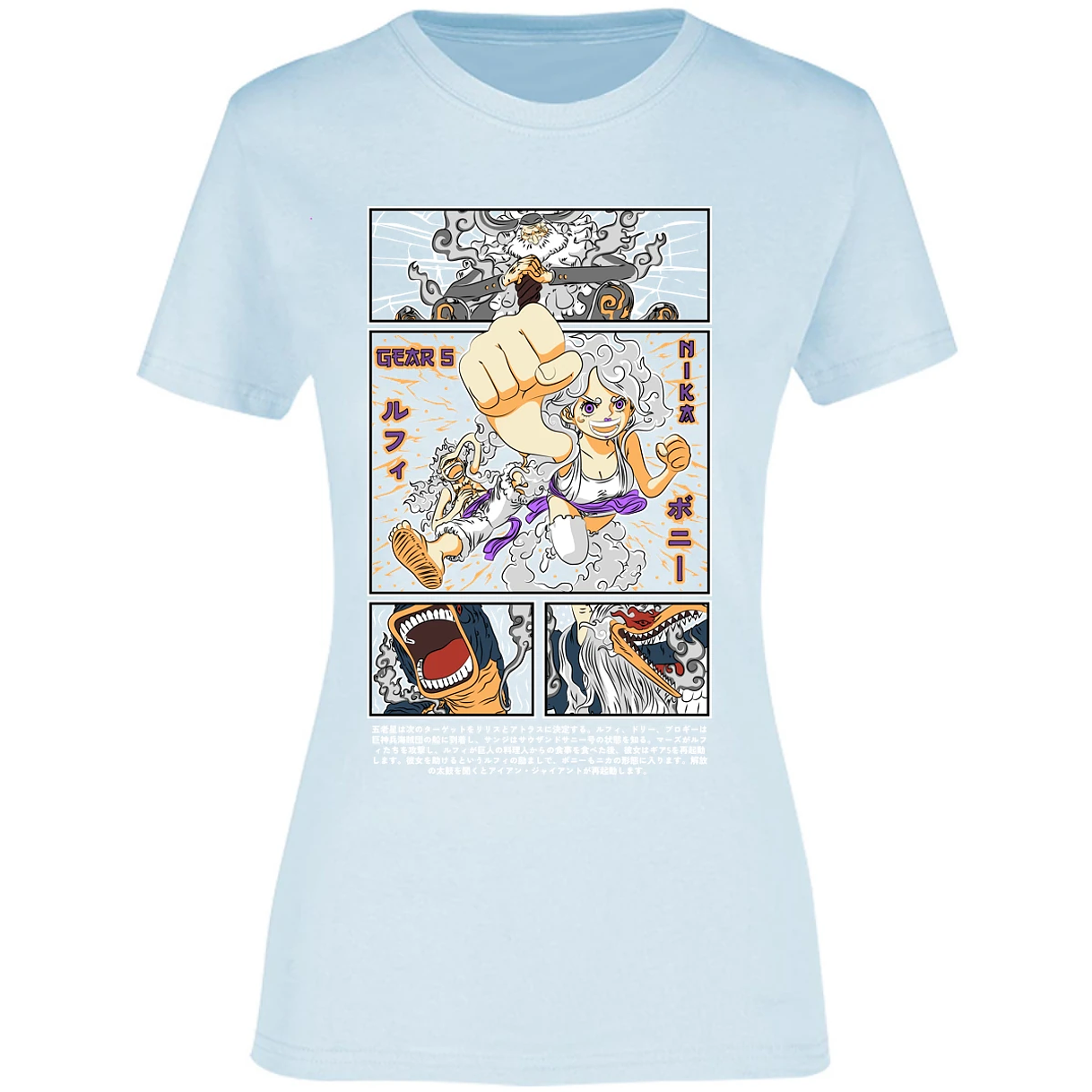 Blusa One Piece Luffy Y Booney Blusa para Mujer 5