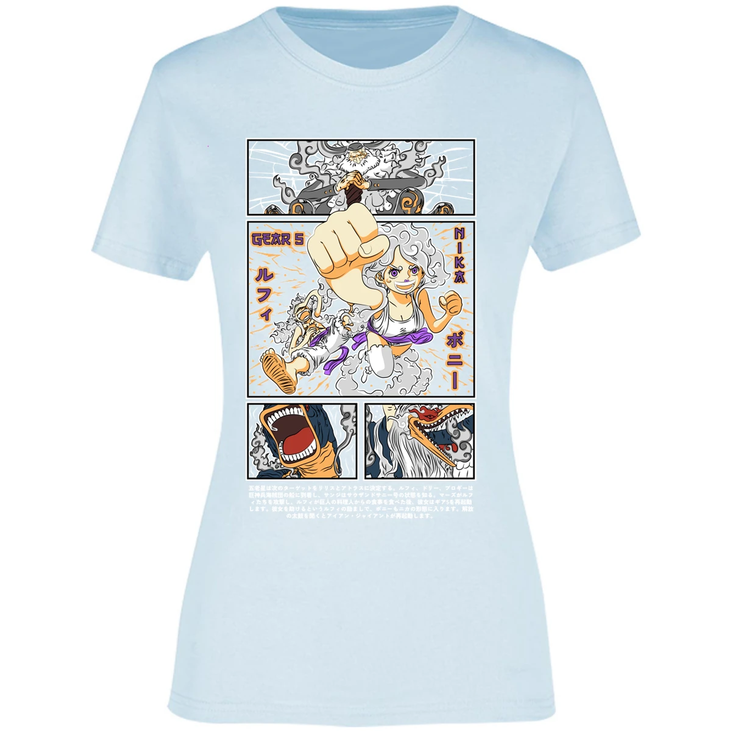 Blusa One Piece Luffy Y Booney Blusa para Mujer 5