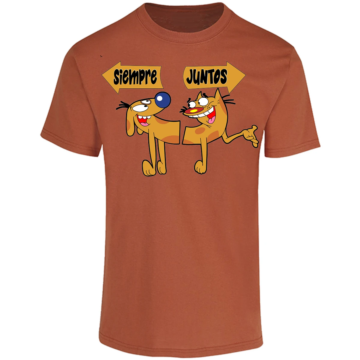 Playera San Valentin Catdog para Adulto 24