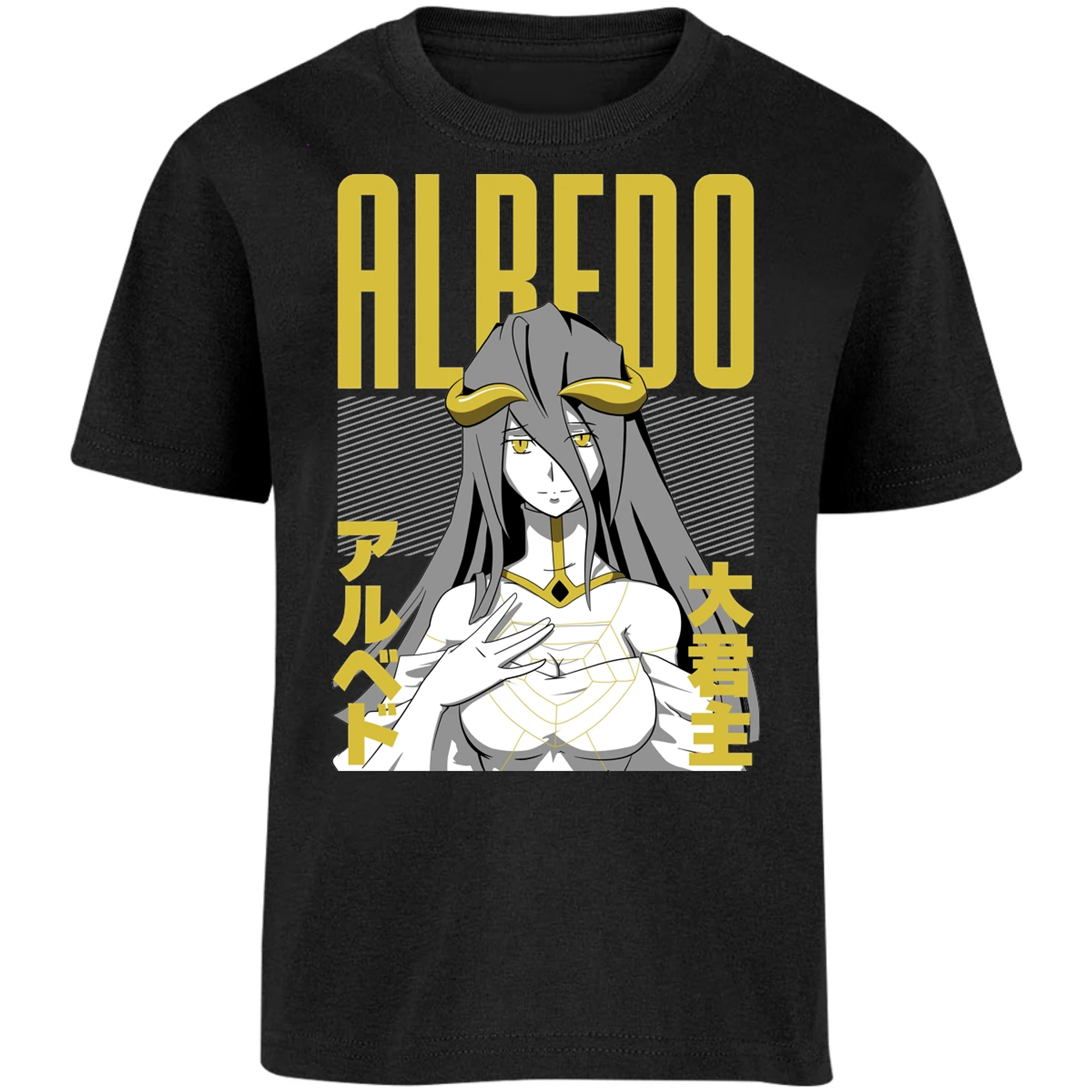 Playera Overlord Anime Albedo para Niño 12