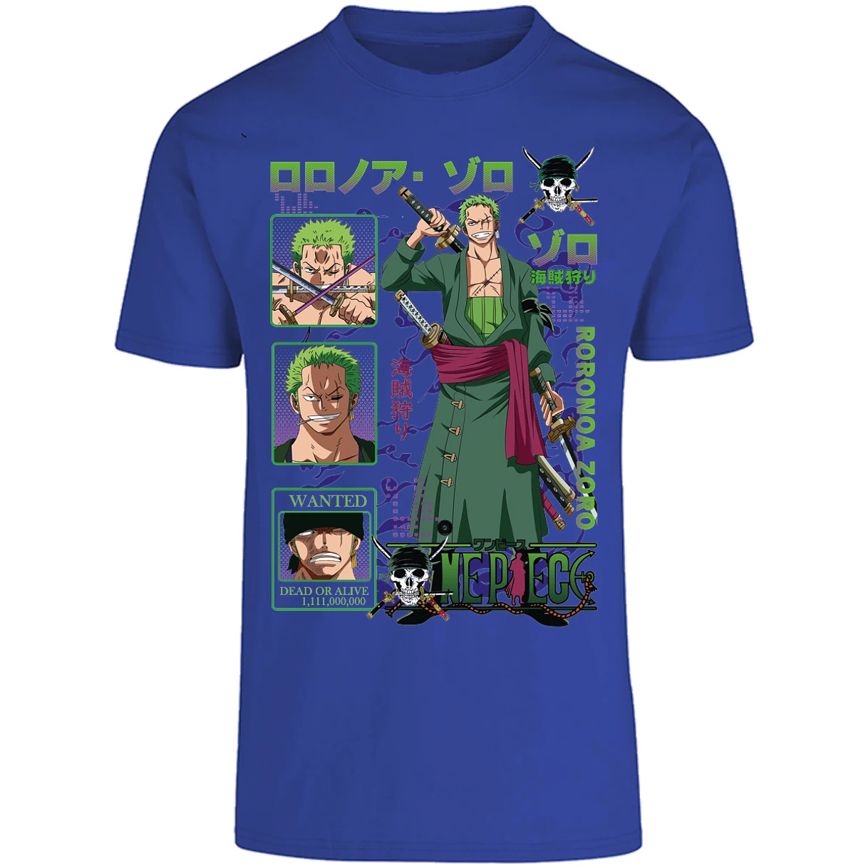 Playera One Piece Zoro One Piece para Adulto 38