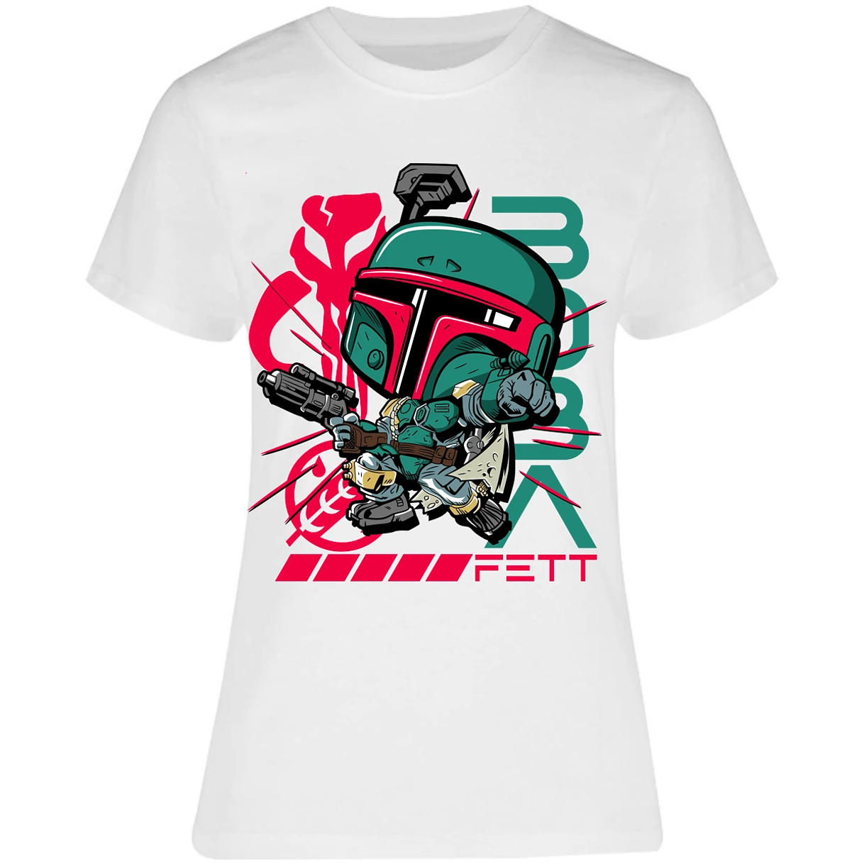 Blusa Star Wars Funko Bobba Fett Blusa para Mujer 12