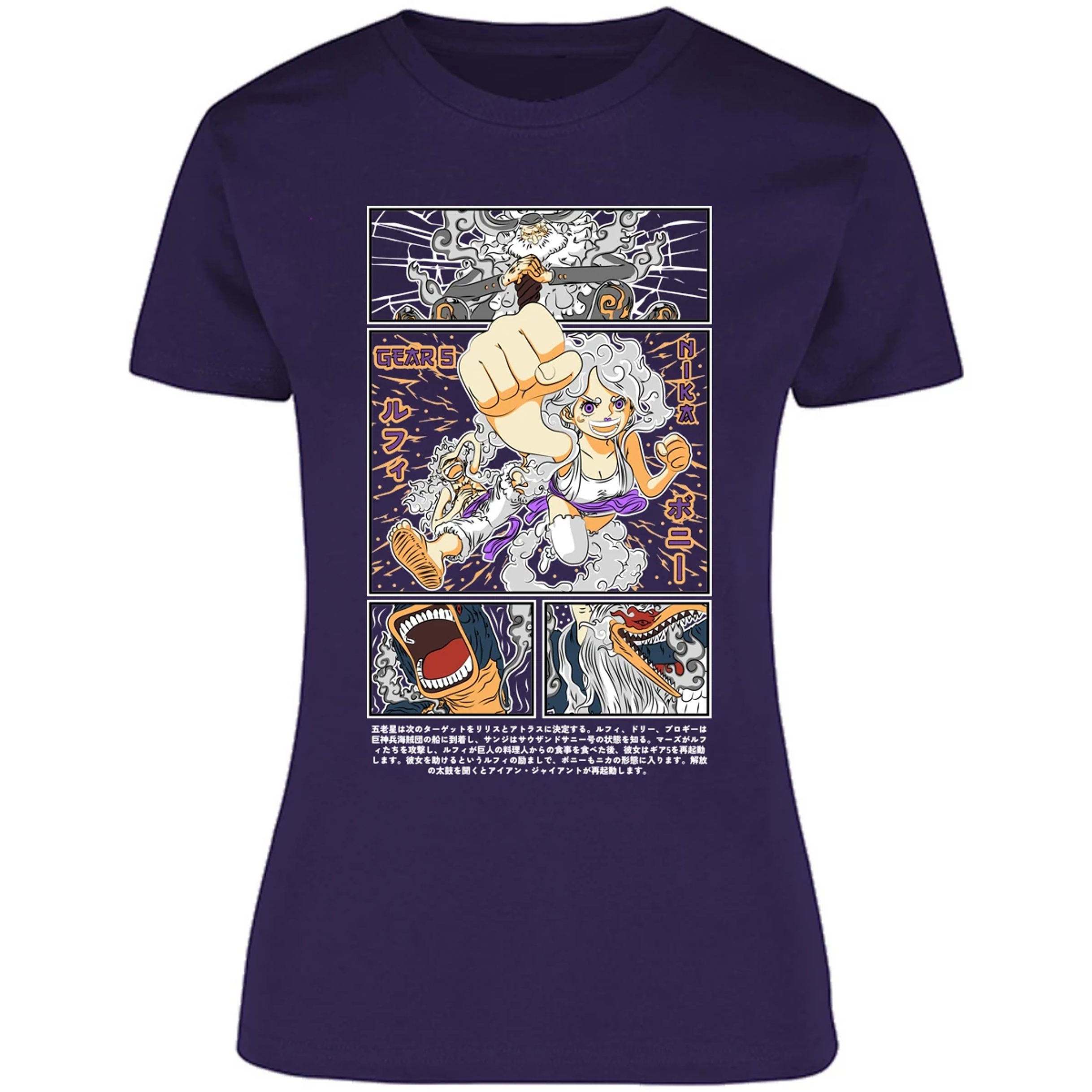 Blusa One Piece Luffy Y Booney Blusa para Mujer 29