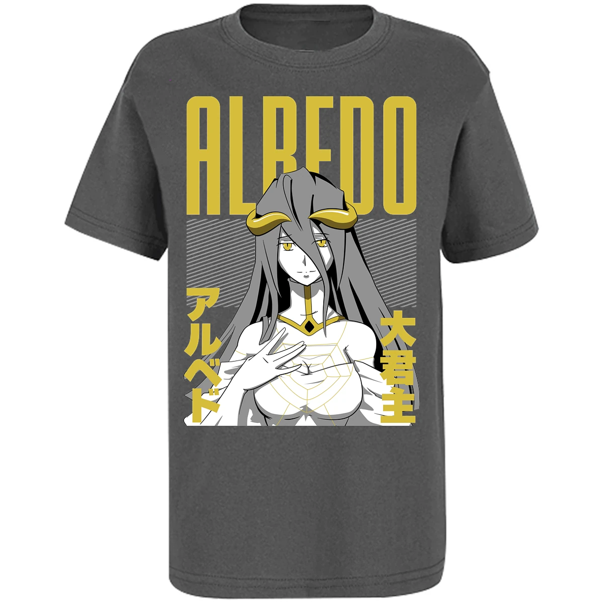 Playera Overlord Anime Albedo para Niño 11