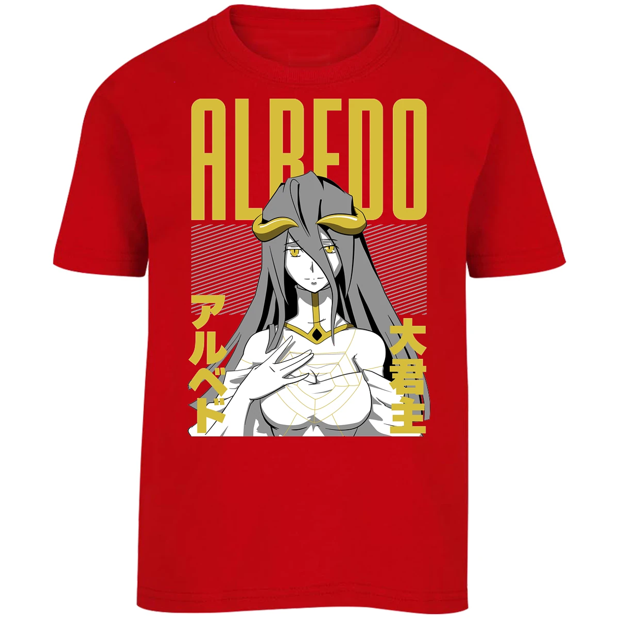 Playera Overlord Anime Albedo para Niño 10