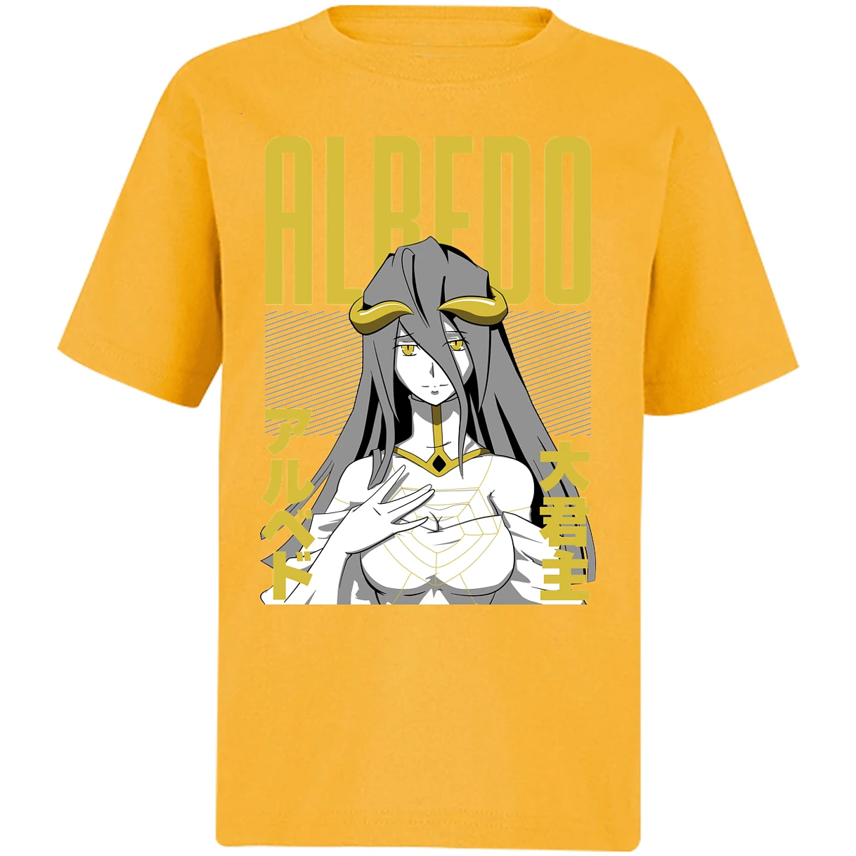 Playera Overlord Anime Albedo para Niño 4