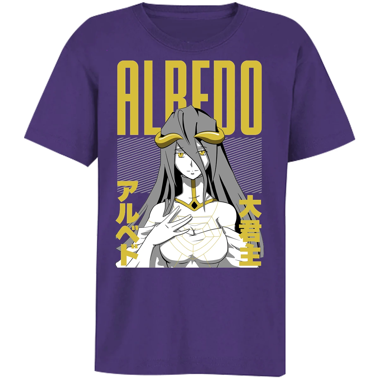 Playera Overlord Anime Albedo para Niño 1
