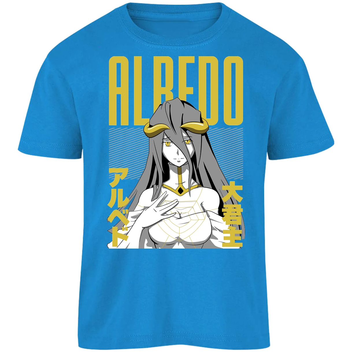 Playera Overlord Anime Albedo para Niño 5