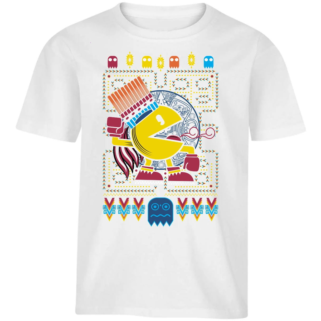 Playera Pacman Pacman Prehispanico para Niño 13