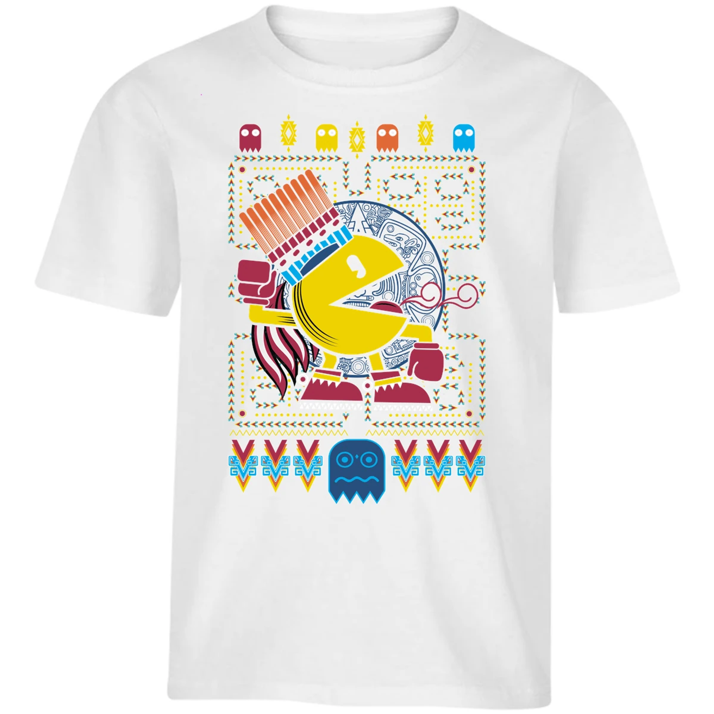 Playera Pacman Pacman Prehispanico para Niño 13