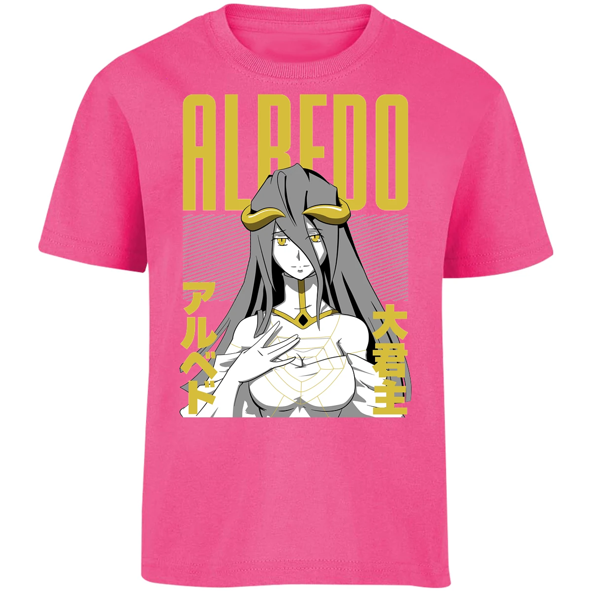 Playera Overlord Anime Albedo para Niño 13