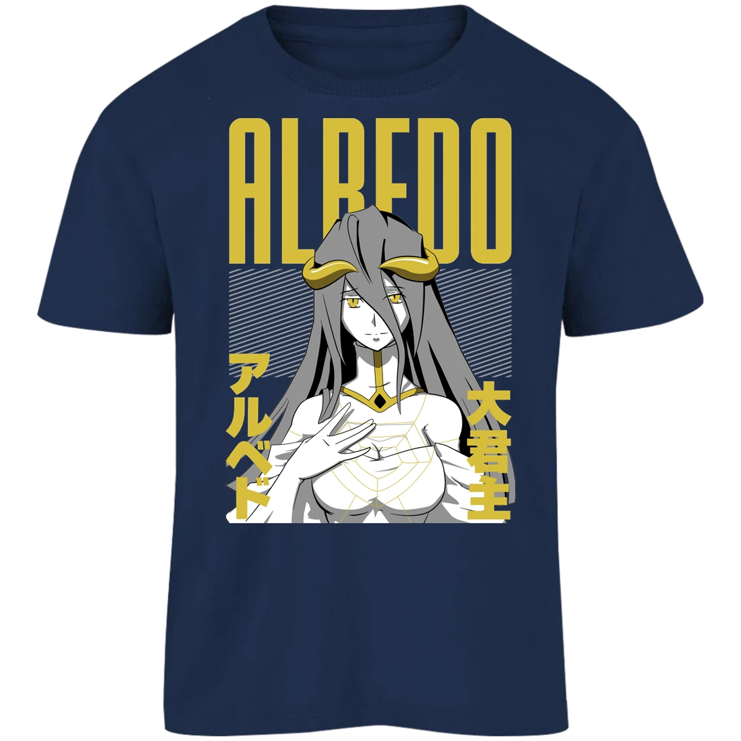 Playera Overlord Anime Albedo para Niño 15