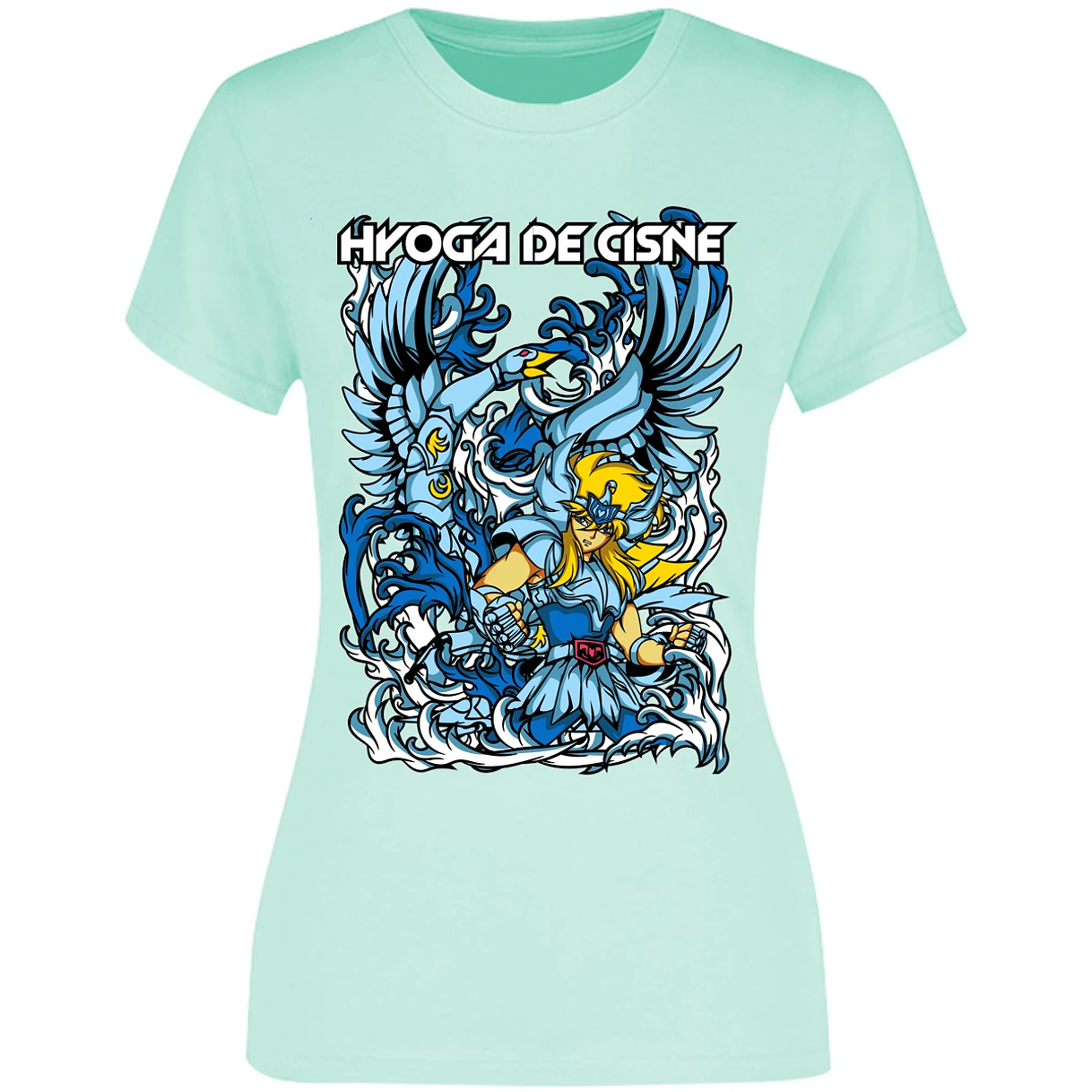 Blusa Saint Seiya Hyoga Anime Blusa para Mujer 4