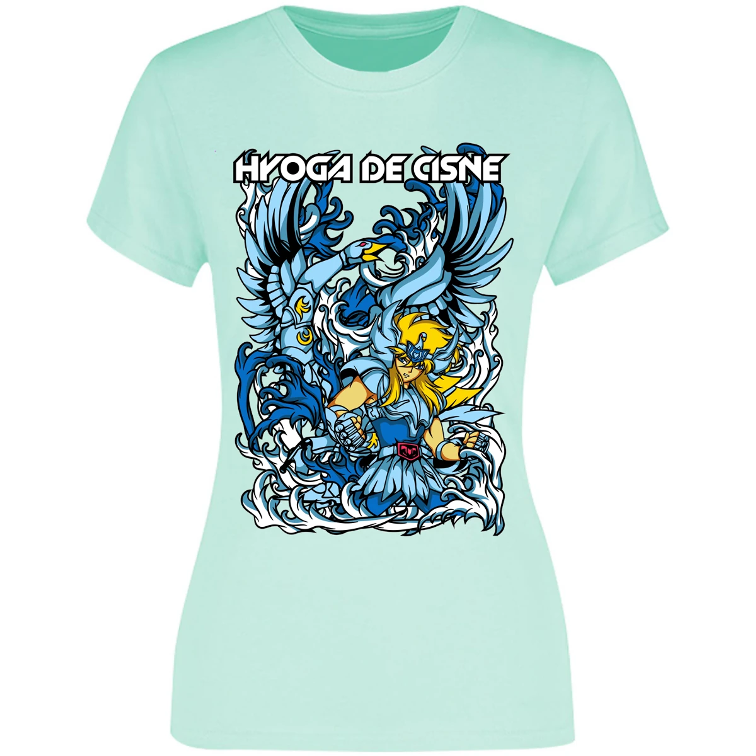 Blusa Saint Seiya Hyoga Anime Blusa para Mujer 4