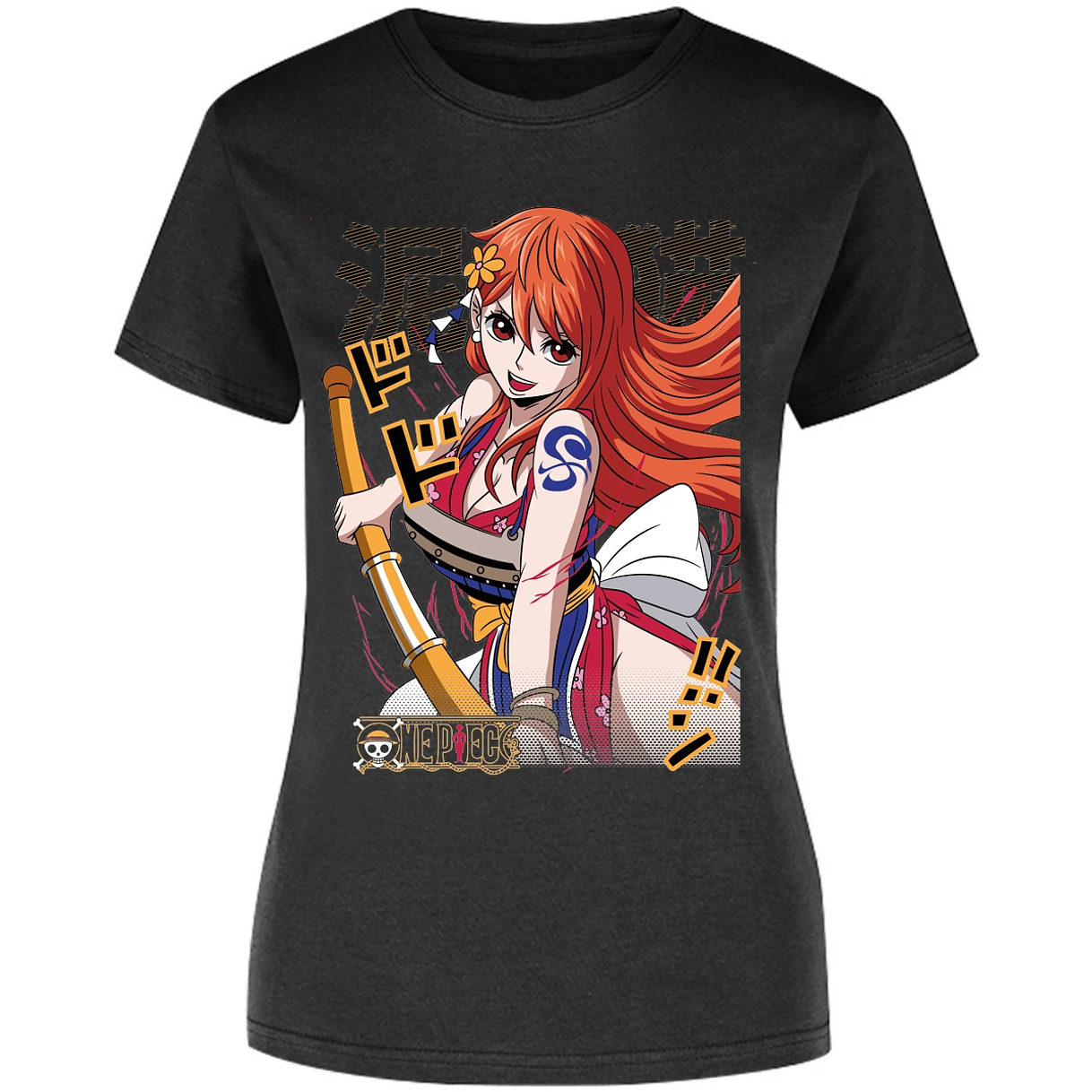 Blusa One Piece Nami Anime Blusa para Mujer 5