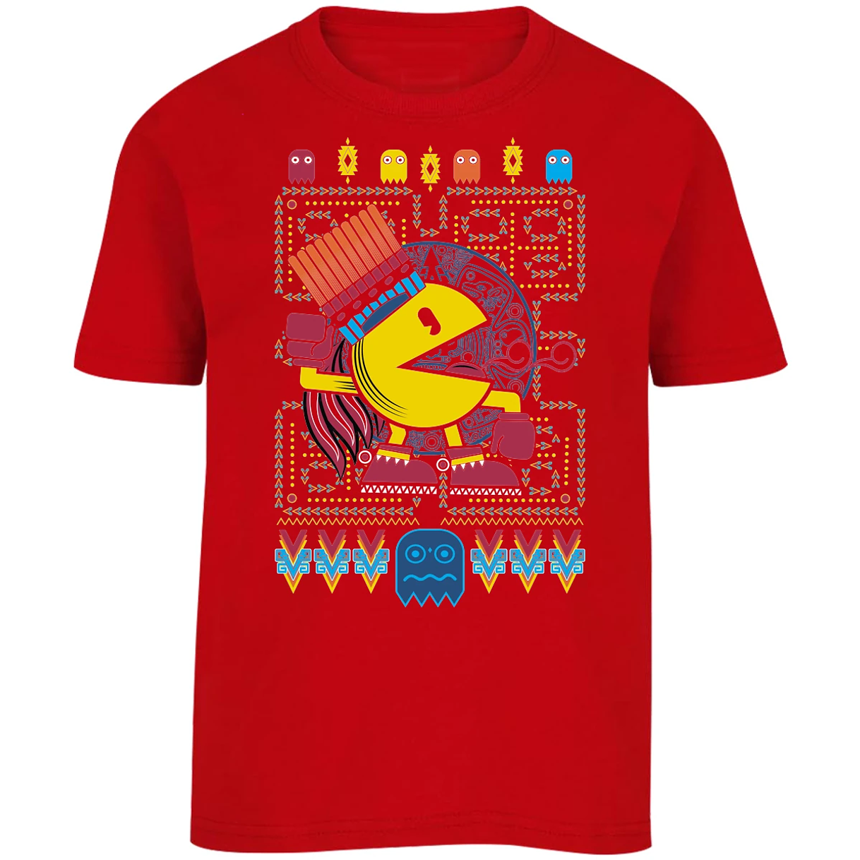 Playera Pacman Pacman Prehispanico para Niño 14