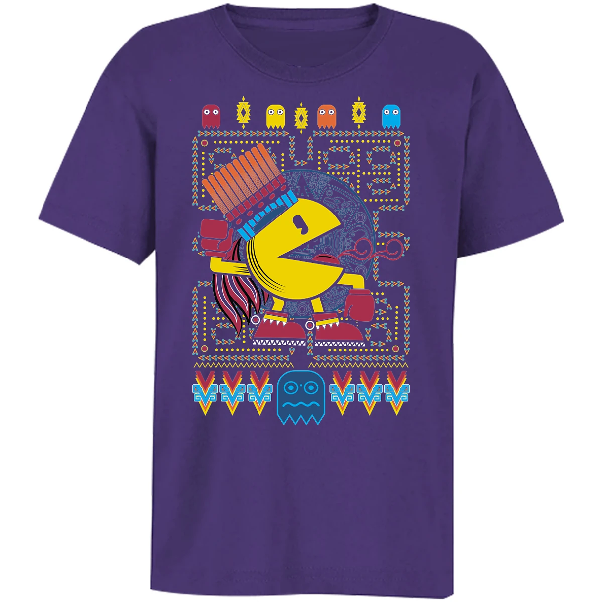 Playera Pacman Pacman Prehispanico para Niño 2