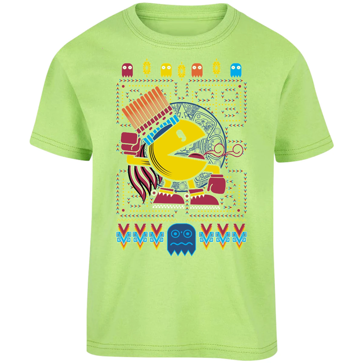 Playera Pacman Pacman Prehispanico para Niño 3
