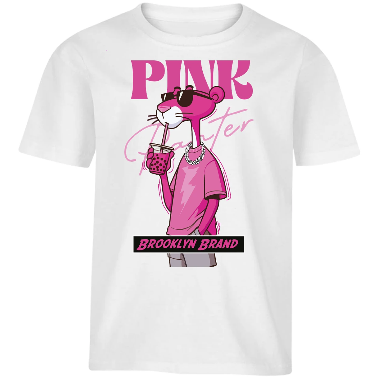 Playera Pink Panther Pink Panther Brooklyn para Niño 1