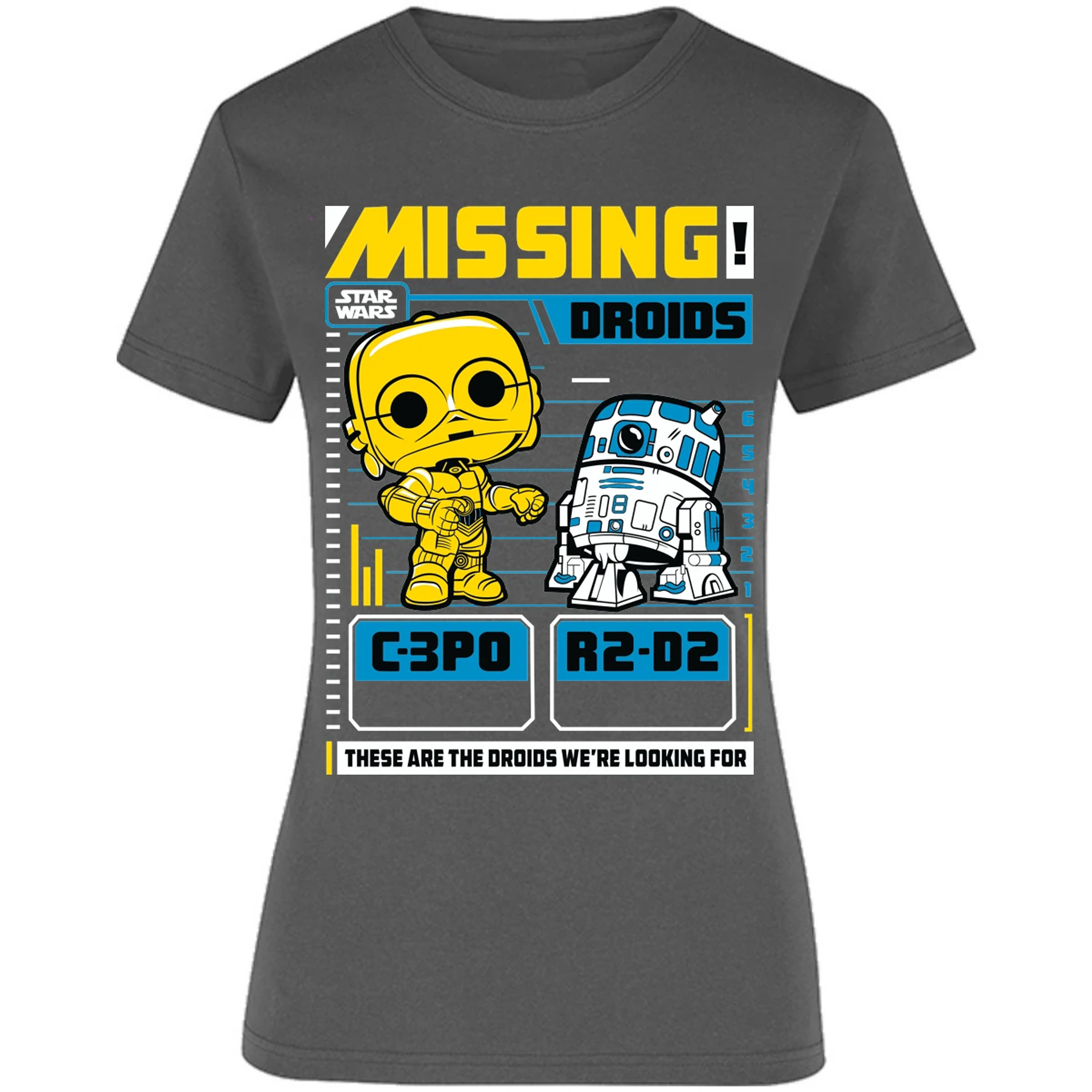 Blusa Star Wars Funko Missing Droids Blusa para Mujer 10