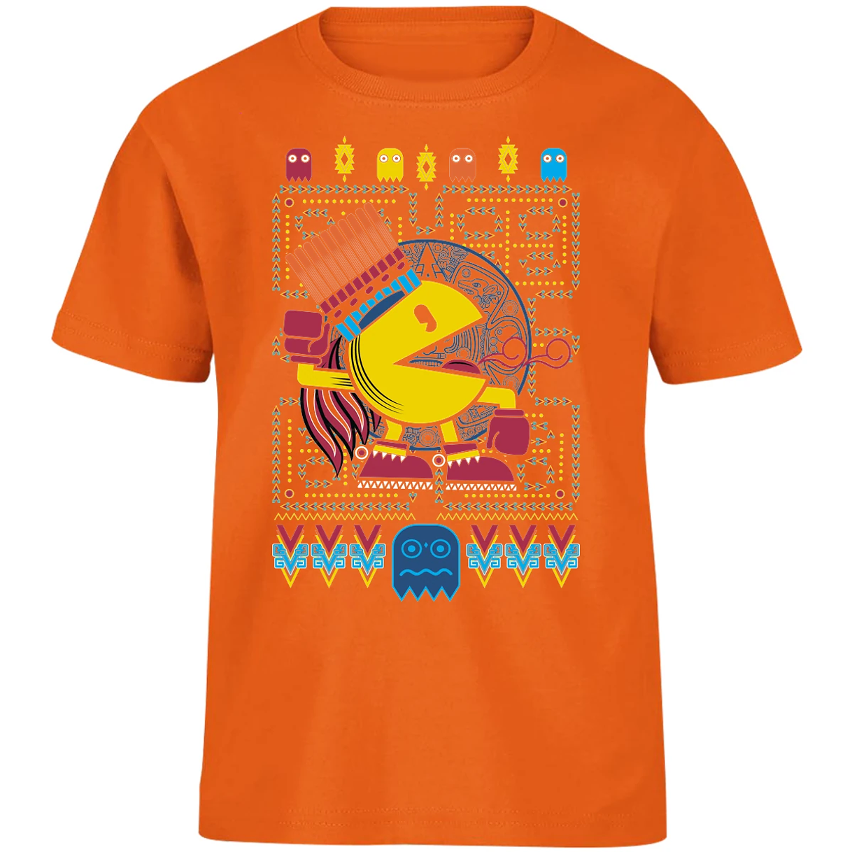 Playera Pacman Pacman Prehispanico para Niño 15