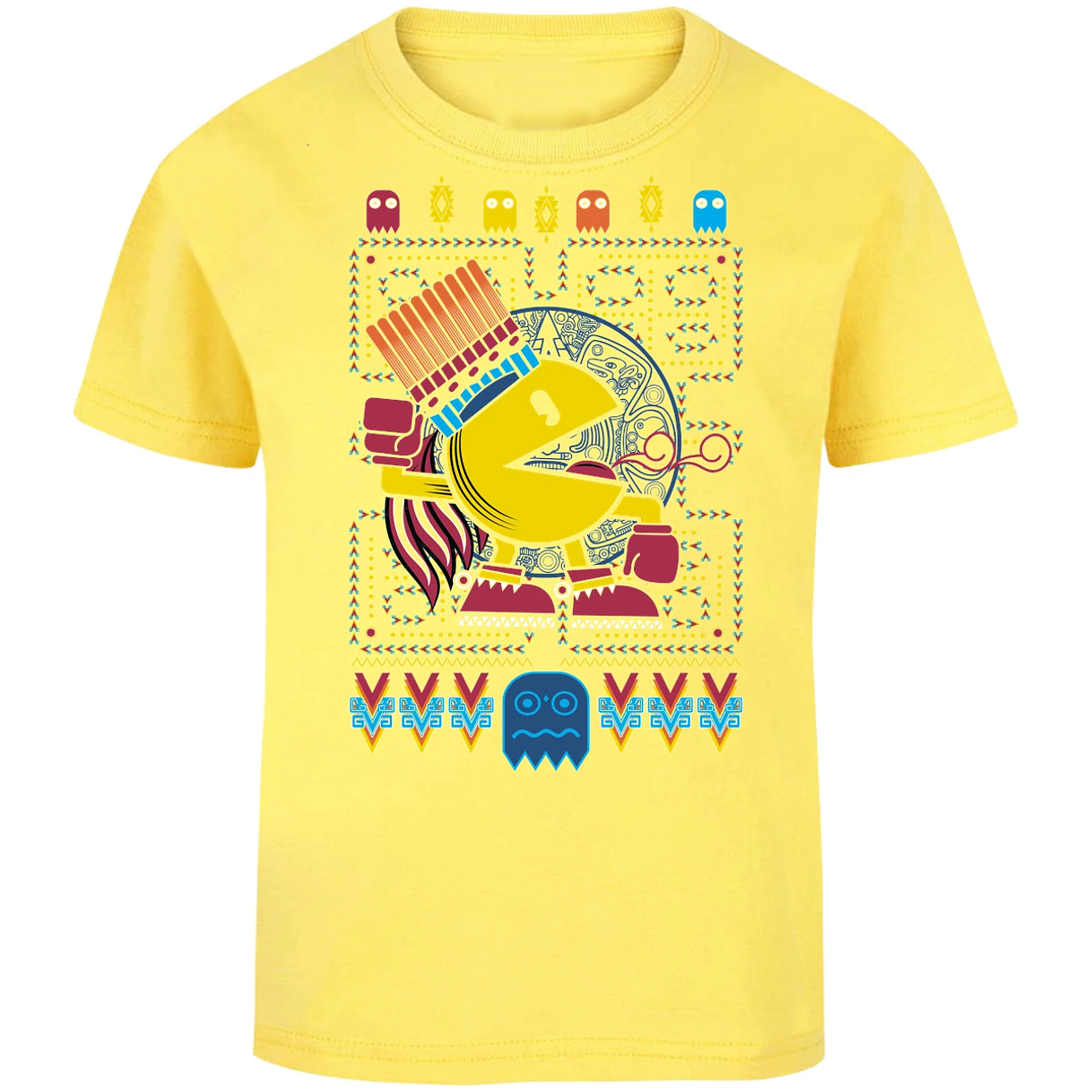 Playera Pacman Pacman Prehispanico para Niño 9