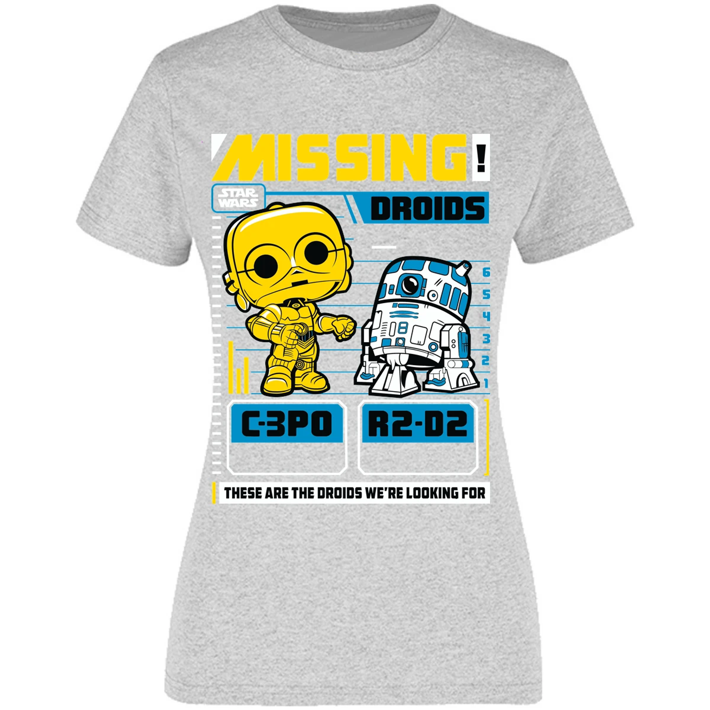 Blusa Star Wars Funko Missing Droids Blusa para Mujer 8