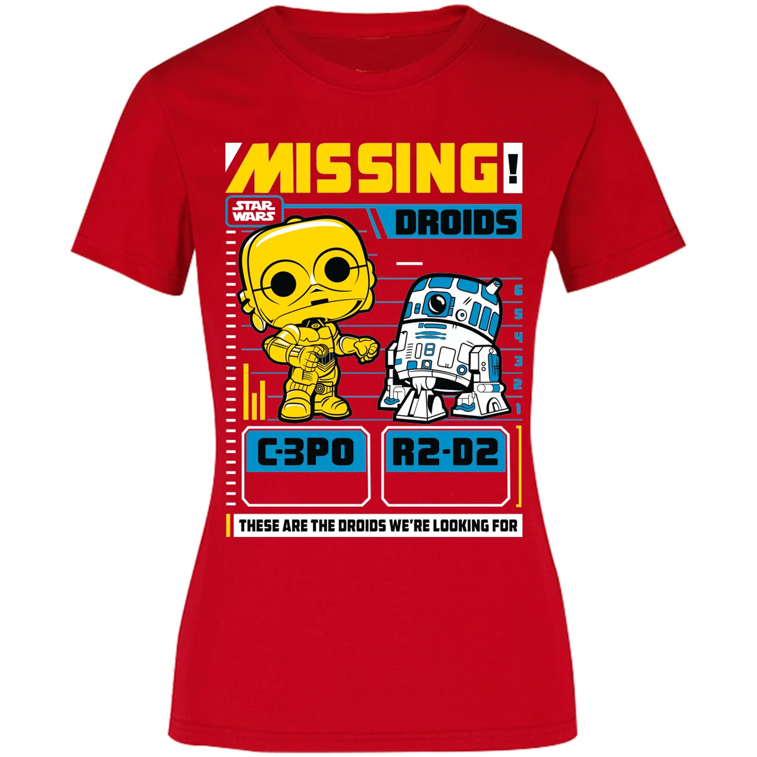 Blusa Star Wars Funko Missing Droids Blusa para Mujer 13