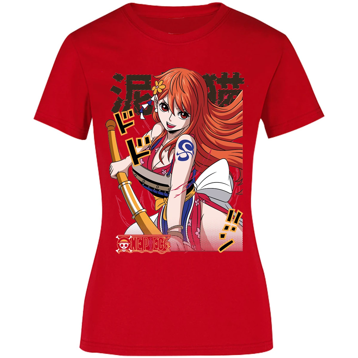 Blusa One Piece Nami Anime Blusa para Mujer 31