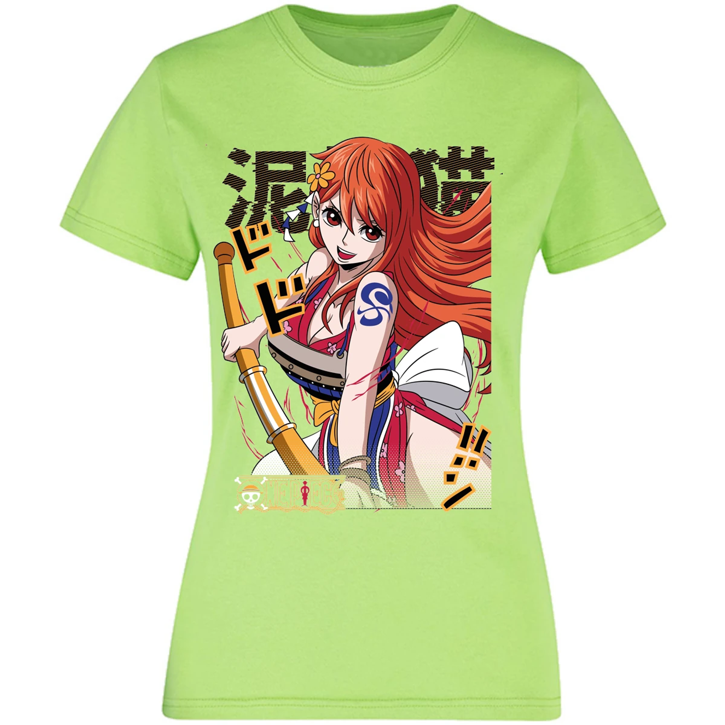 Blusa One Piece Nami Anime Blusa para Mujer 3