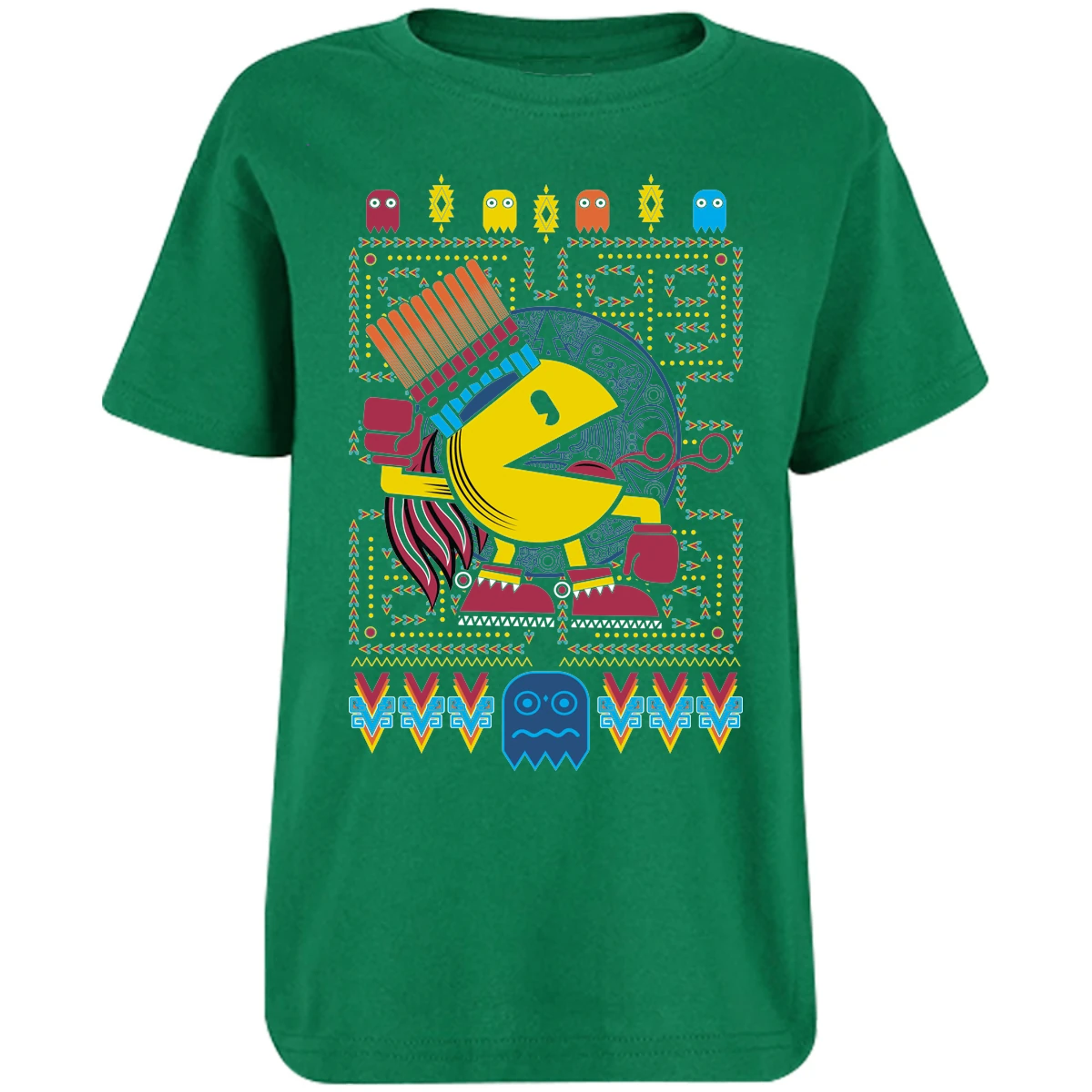 Playera Pacman Pacman Prehispanico para Niño 16