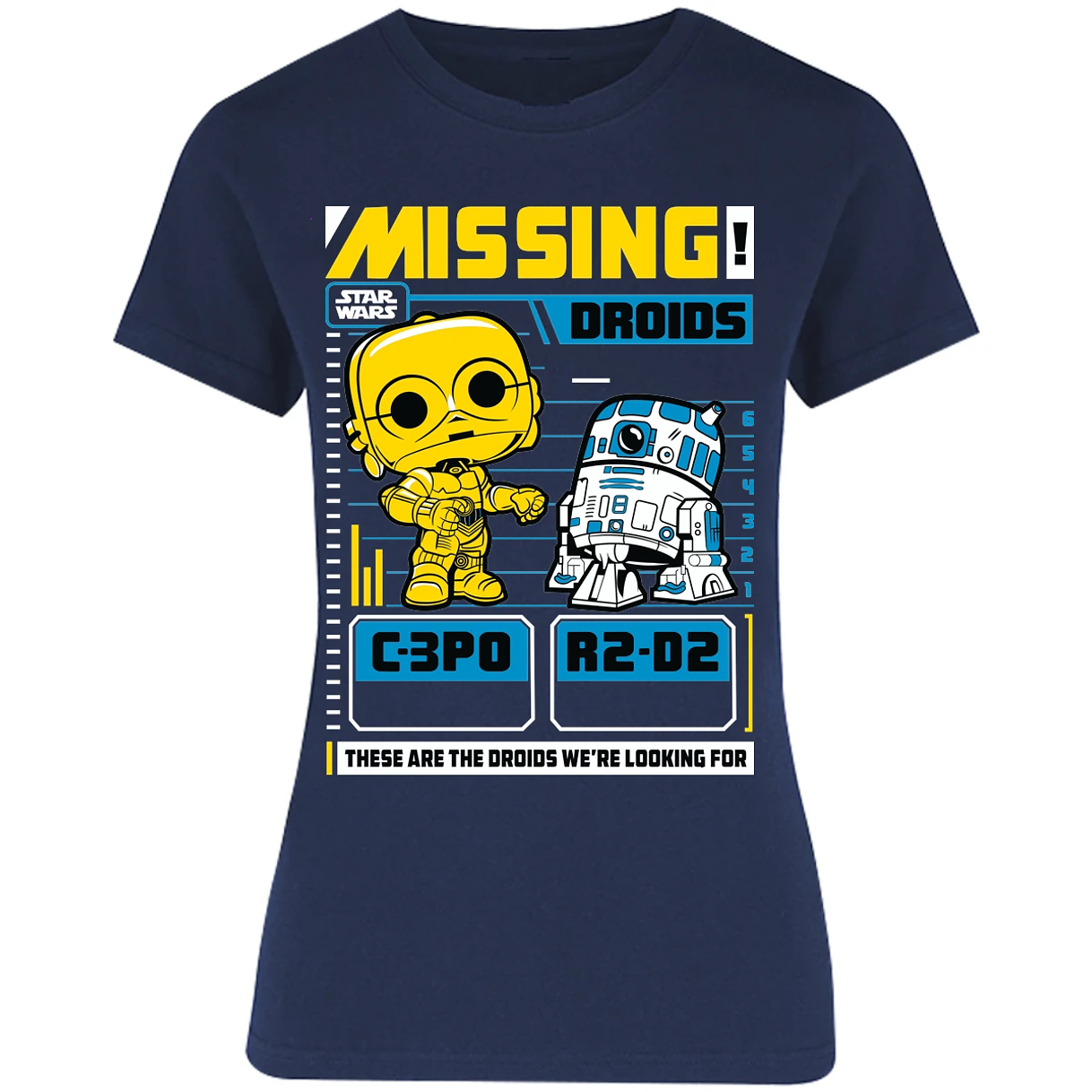 Blusa Star Wars Funko Missing Droids Blusa para Mujer 16