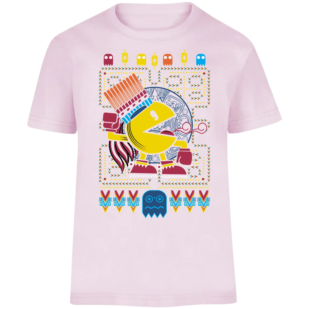 Playera Pacman Pacman Prehispanico para Niño 17