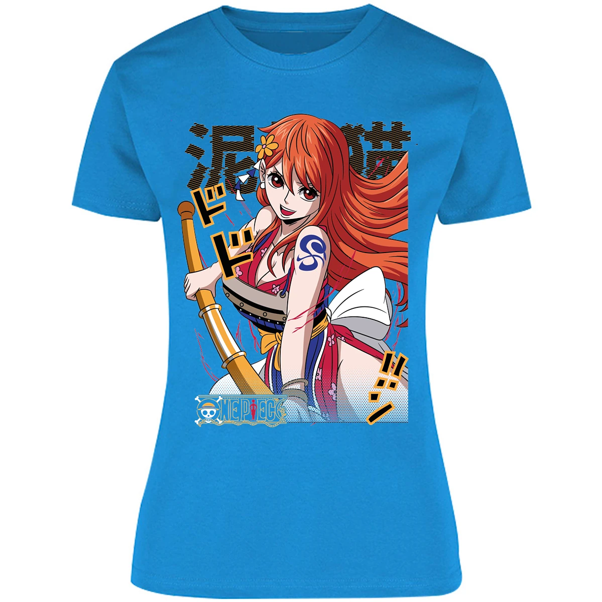 Blusa One Piece Nami Anime Blusa para Mujer 24