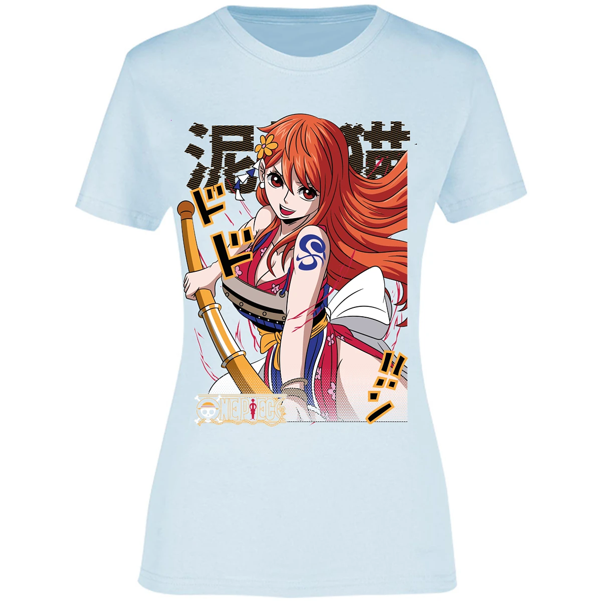 Blusa One Piece Nami Anime Blusa para Mujer 7