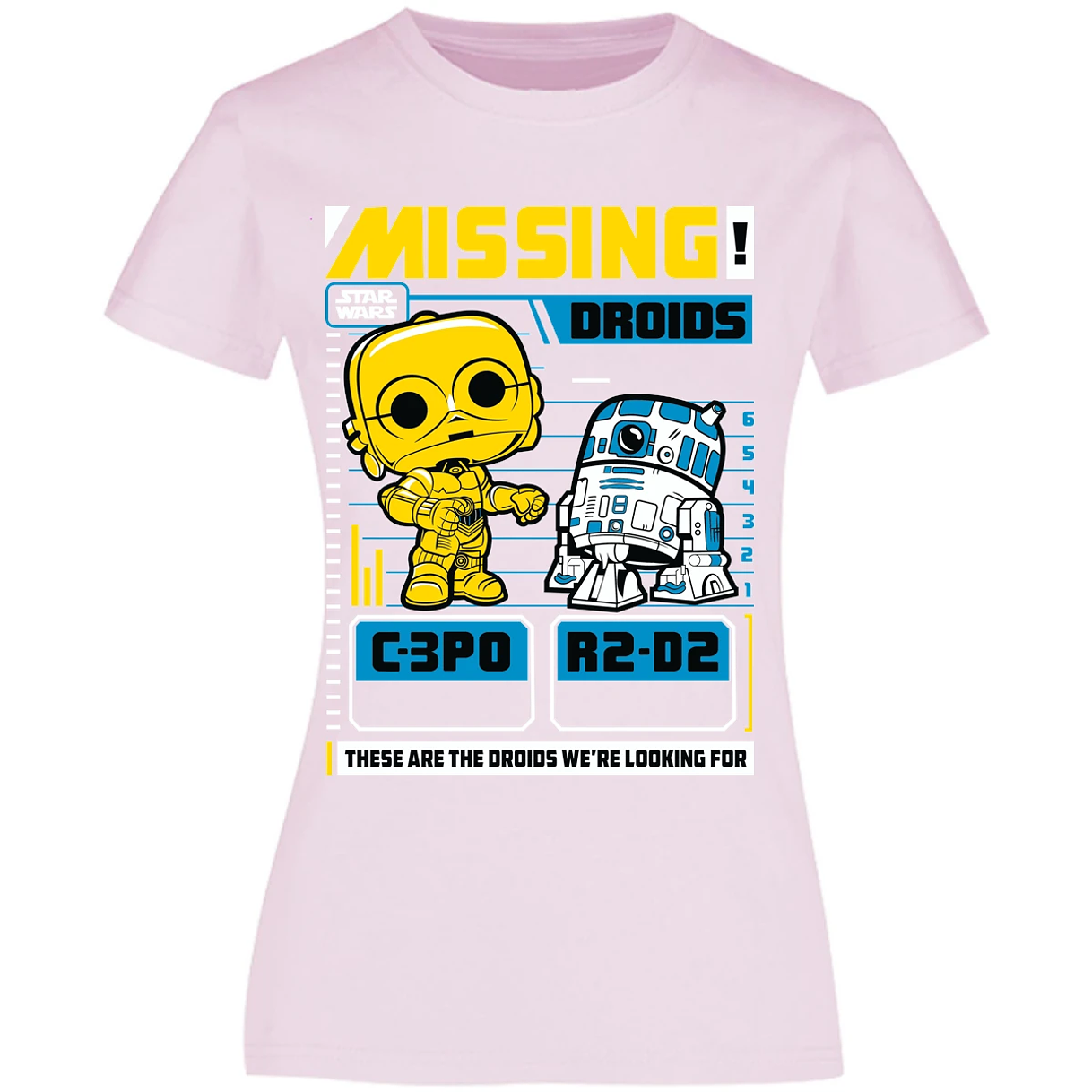 Blusa Star Wars Funko Missing Droids Blusa para Mujer 2
