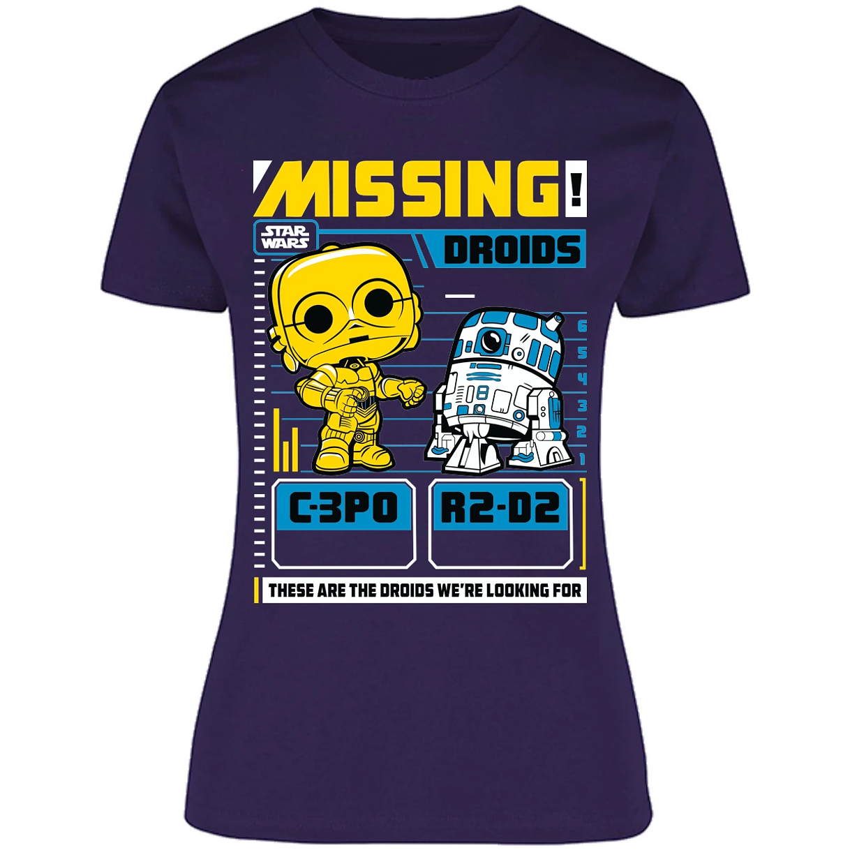 Blusa Star Wars Funko Missing Droids Blusa para Mujer 5