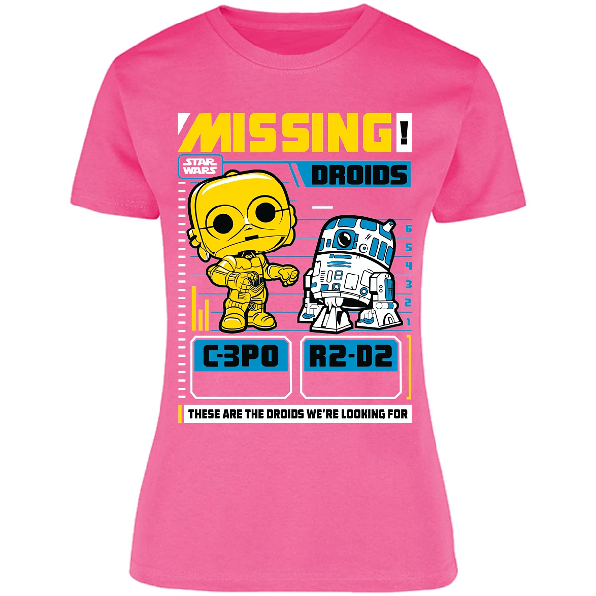 Blusa Star Wars Funko Missing Droids Blusa para Mujer 11