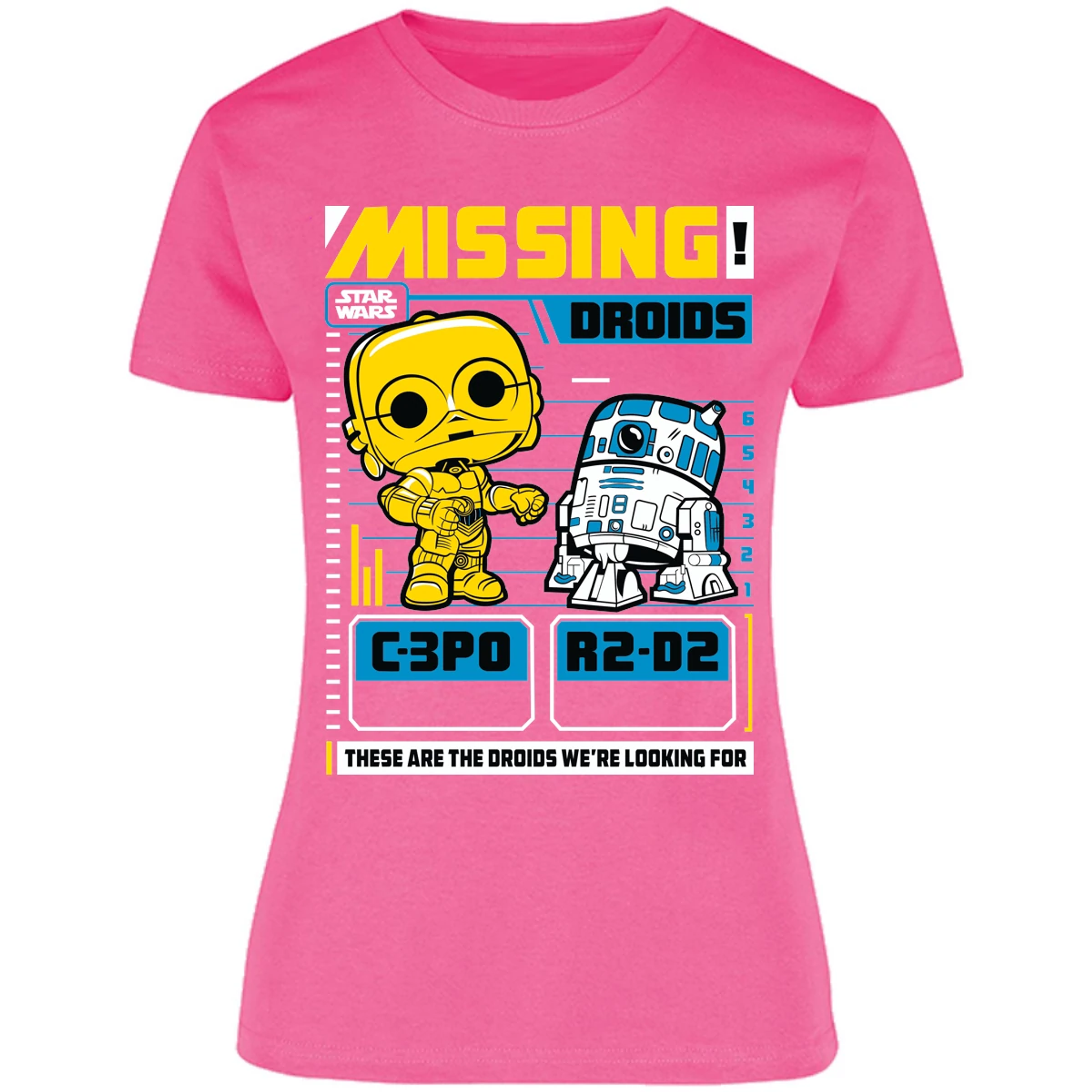 Blusa Star Wars Funko Missing Droids Blusa para Mujer 11