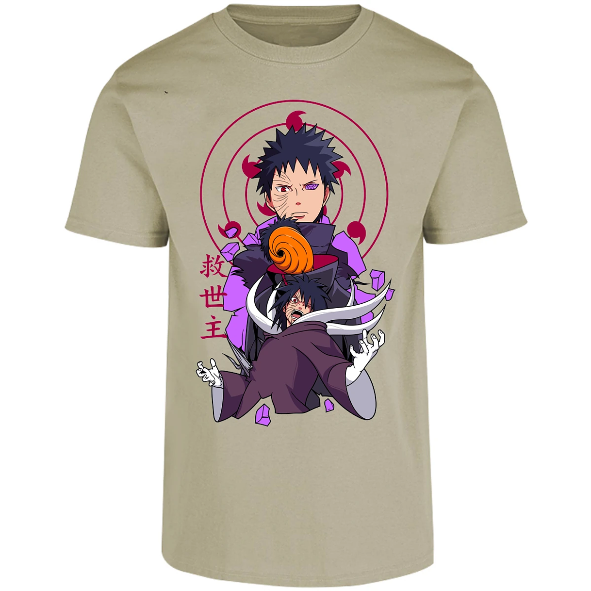 Playera Naruto Obito Anime para Adulto 28