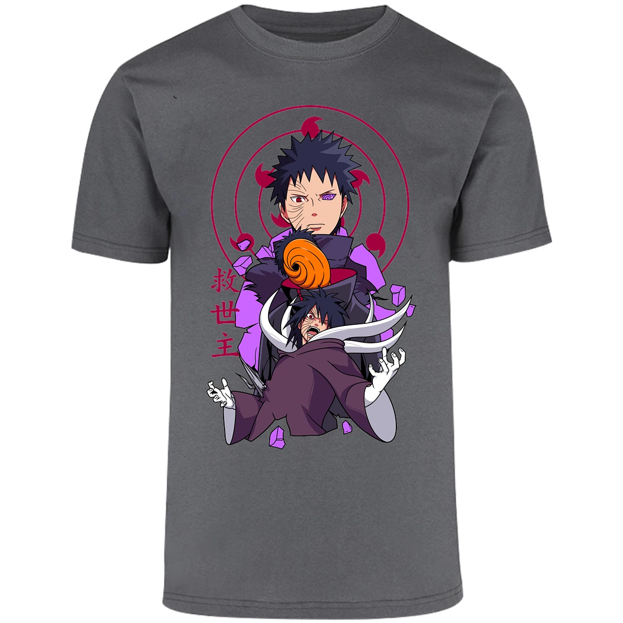 Playera Naruto Obito Anime para Adulto 23