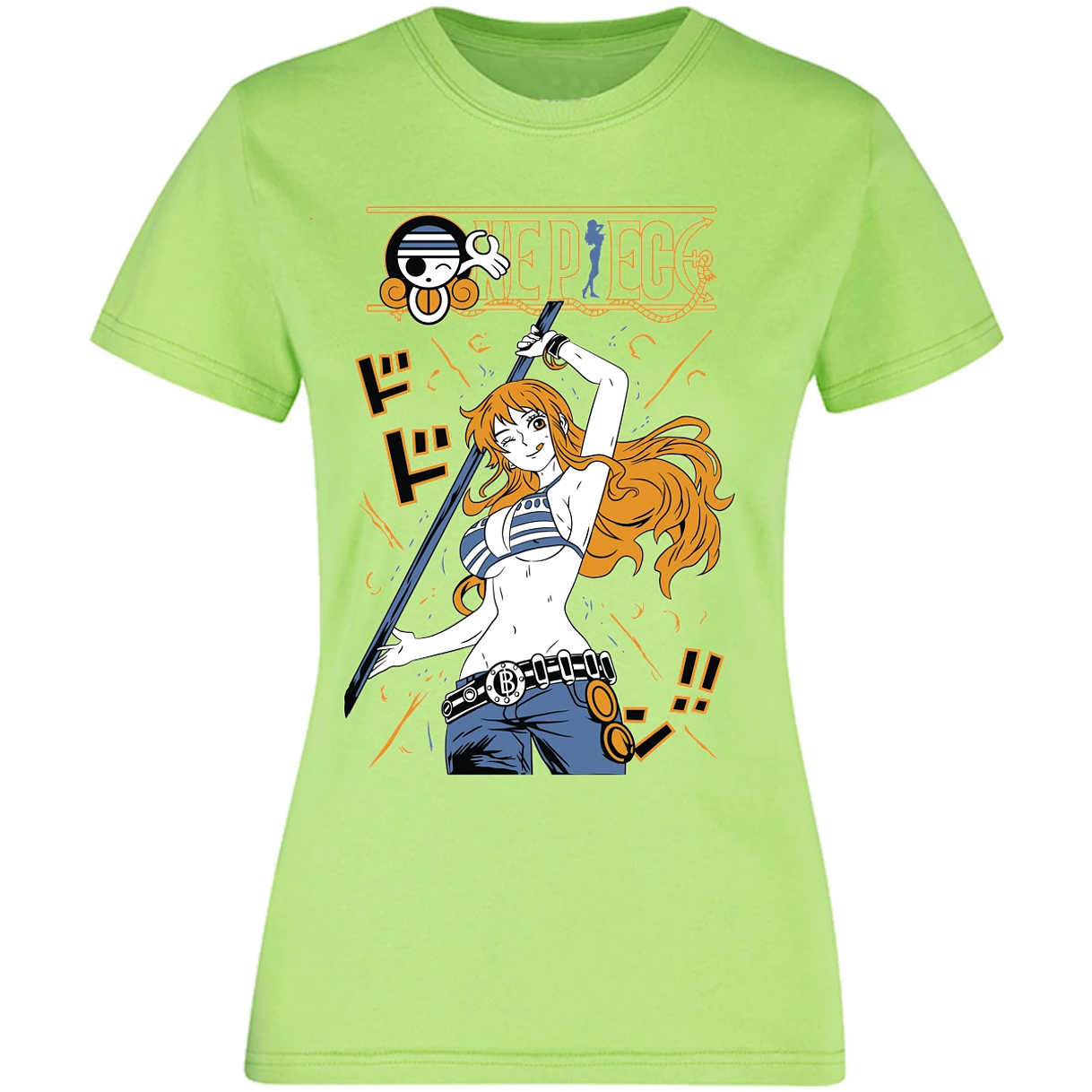 Blusa One Piece Nami Basic Blusa para Mujer 11